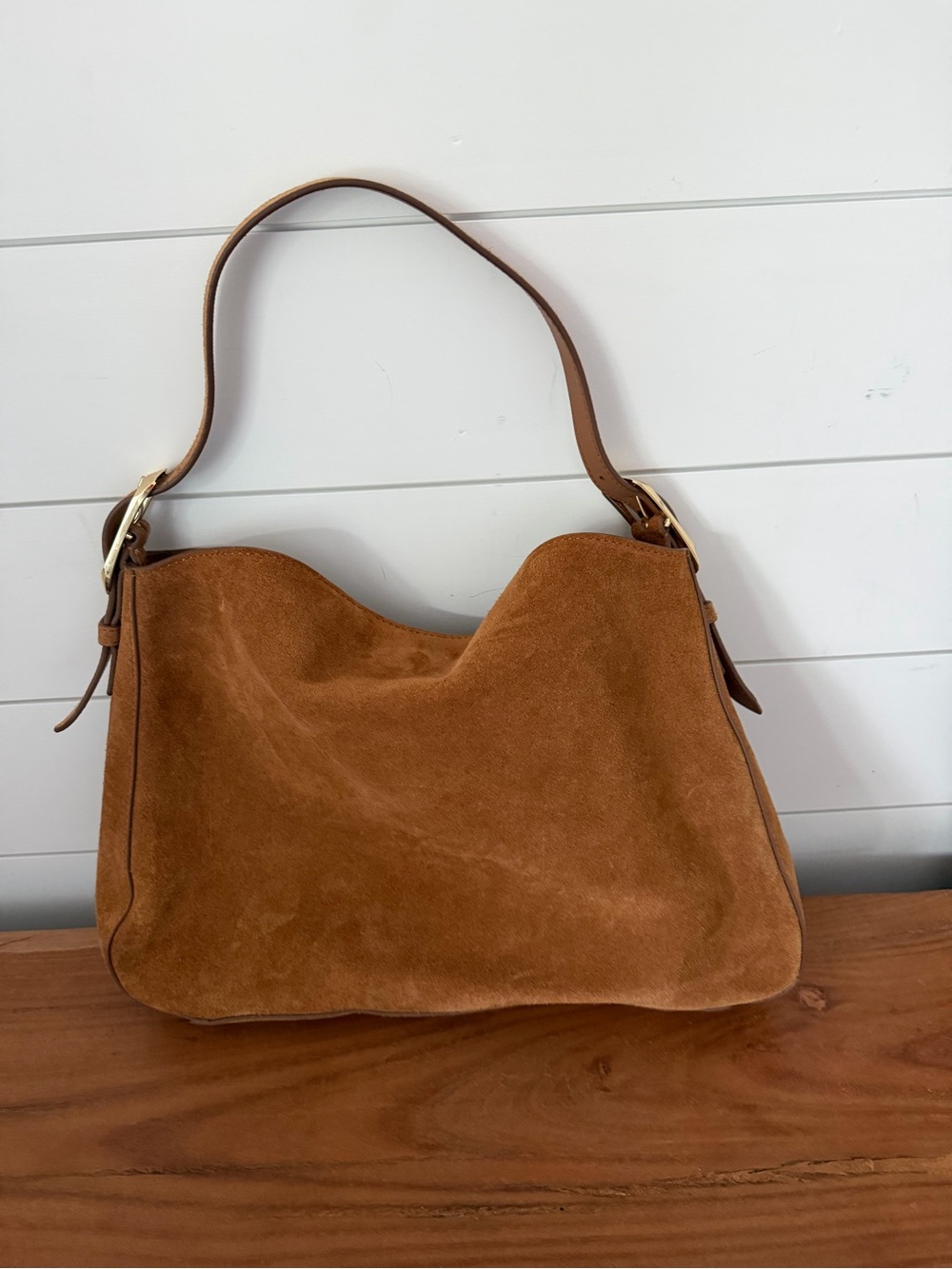 J Crew Berkeley Suede Shoulder Bag - Picture 3 of 7